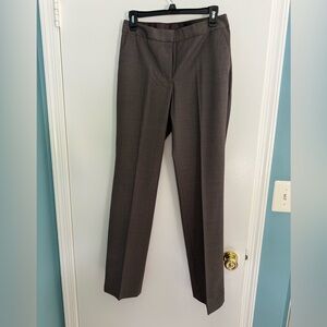 Talbots lightweight, no wrinkle, Brown Straight Leg Pants